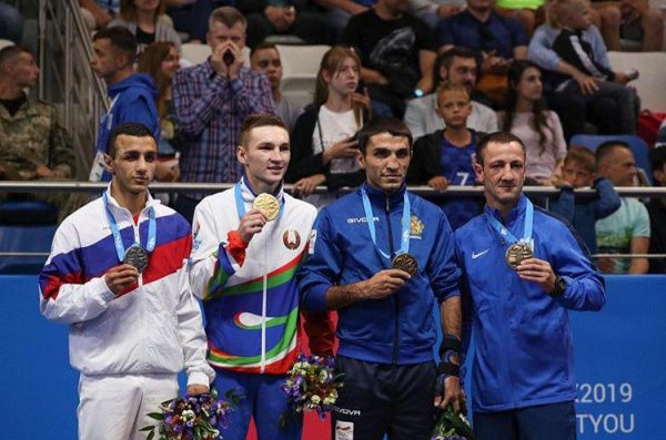 Российские боксеры Мамедов и Агрба - серебряные призеры Европейских игр 