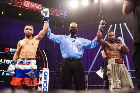 Бой Сергея Липинца и Кастио Клейтона завершился вничью