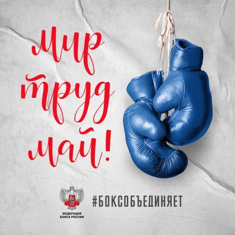 Федерация бокса России поздравляет всех с Праздником Весны и Труда!