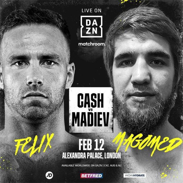 Магомед Мадиев 12 февраля в Лондоне встретится с Феликсом Кэшем