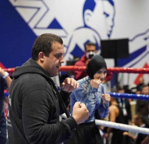 Президент Международной ассоциации бокса (AIBA) Умар Кремлёв провёл тренировку с боксёрами в Белграде