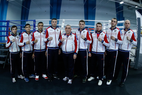 Комментарии боксеров Глеба Бакши, Андрея Замкового и Габила Мамедова перед европейской олимпийской квалификацией 