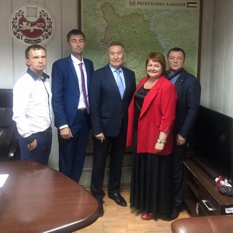 Первый заместитель Федерации бокса России Татьяна Анатольевна Кириенко посетила с рабочим визитом Республику Хакасия