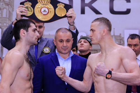 Российский боксер Сергей Воробьев оказался легче Карена Чухаджяна накануне титульного поединка в Калининграде 