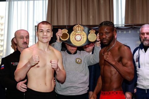 Федор Чудинов оказался на 0,8 кг тяжелее Хассана Н'Жикама накануне их боя во Владикавказе