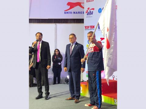 Состоялась торжественная передача флага AIBA России 