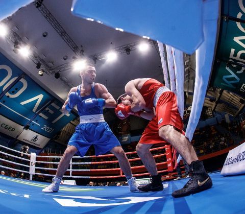 Комментарии участников полуфинальных боев чемпионата России по боксу в Кемерово