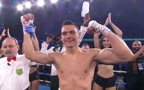 Сын Константина Цзю одержал очередную победу на профессиональном ринге 