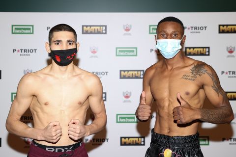 Итоги церемонии взвешивания шоу "Лига Ставок. Вечер бокса" в Москве