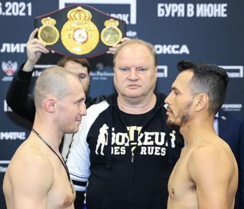 Итоги церемонии взвешивания турнира с участием Романа Андреева, Вячеслава Дацика и Эдгарда Москвичева 