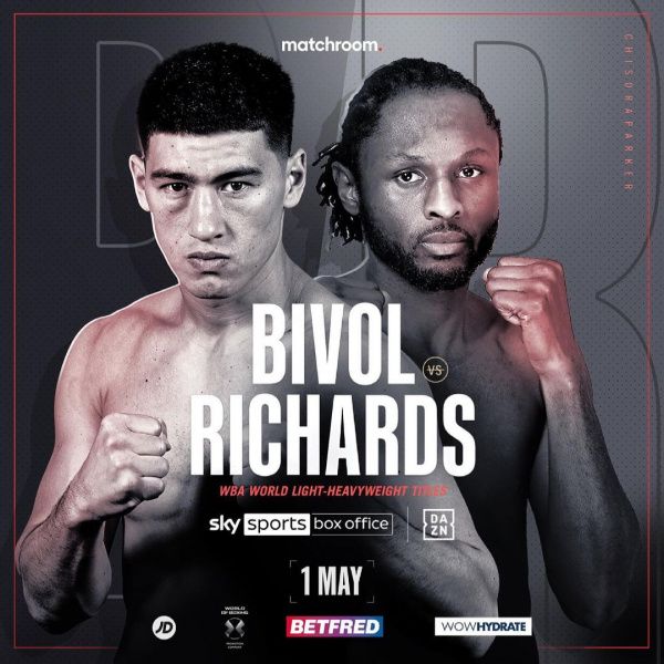 Дмитрий Бивол 1 мая в Великобритании проведет бой с Крэйгом Ричардсом