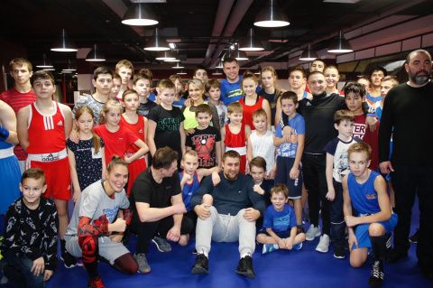 Мастер-класс Григория Дрозда в Центре прогресса бокса в Одинцово. ФОТОГАЛЕРЕЯ